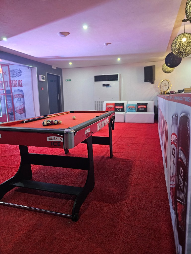 Smirnoff Ice — AMAPIANO District — pool table activation