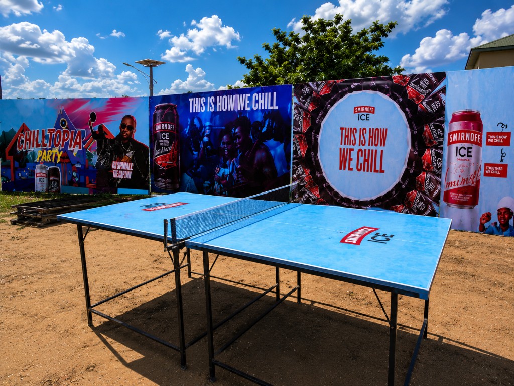 Smirnoff Ice — CHILLTOPIA — marquee and structure