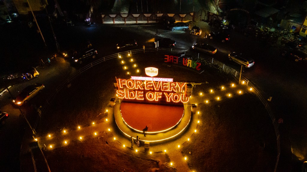 Malta Guinness — Unveiling Mosaic — Surulere installation overview