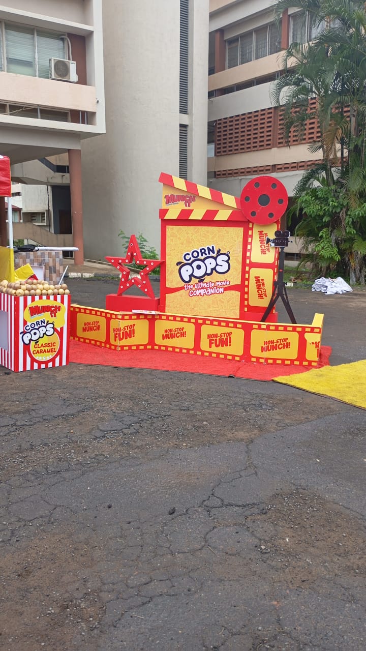 Corn Pops Indoor and Outdoor Reusable Setup
