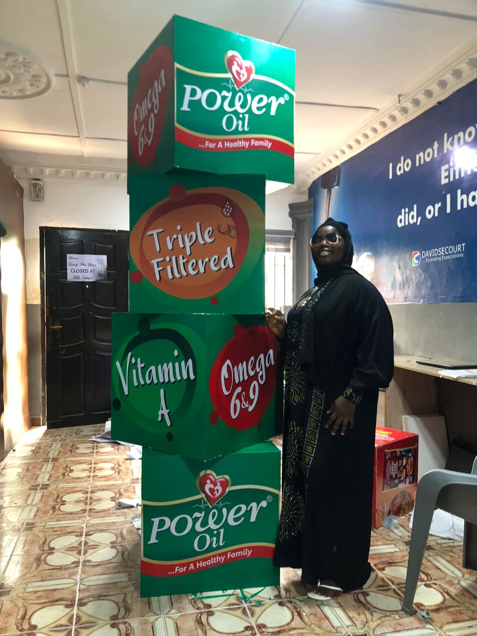Power Oil Cube Box
